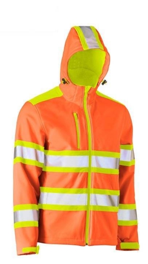 Picture of Bisley, Taped Bouble Hi Vis Softshell Jacket